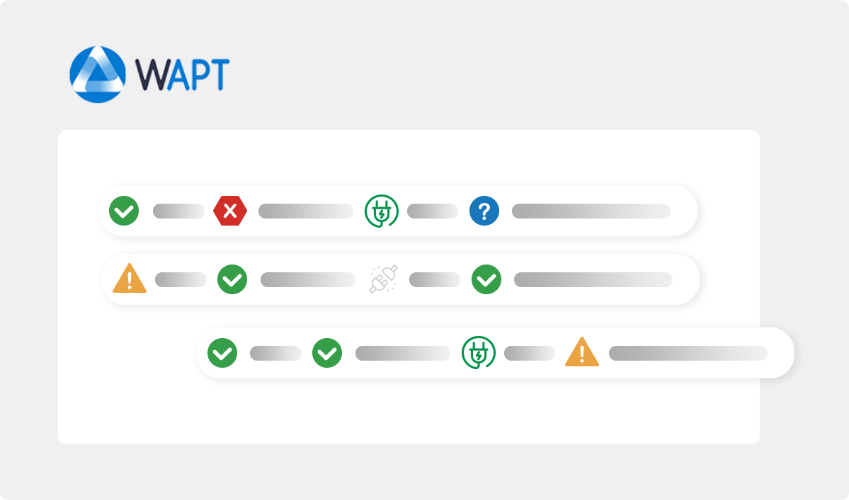 Inventory feedback with WAPT